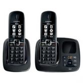 Telefone s/ Fio Philips CD4952B Preto com Secretária Eletrôn