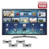 TV 50" Slim LED 3D Samsung Série 6 Full HD com Smart TV